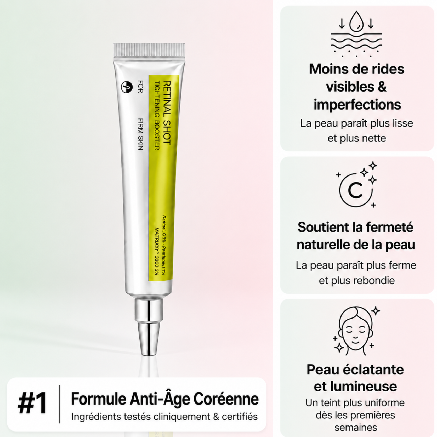 Retinal Shot plus - Retrouvez la peau de vos 20 ans